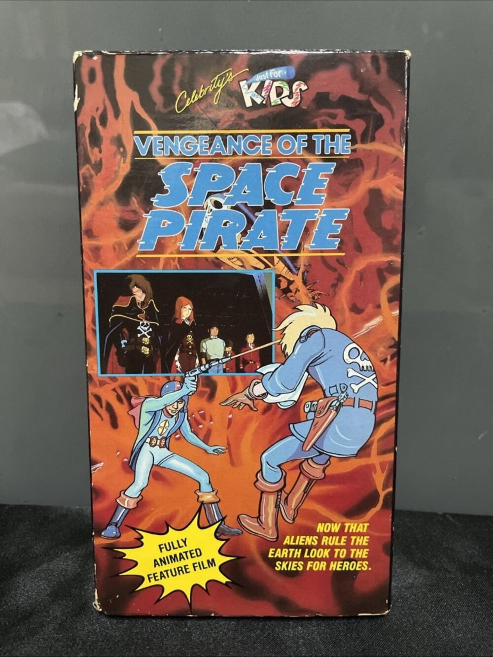 Vengeance Of The Space Pirate VHS 1987 Anime Manga Celebrity Home Vintage Tested